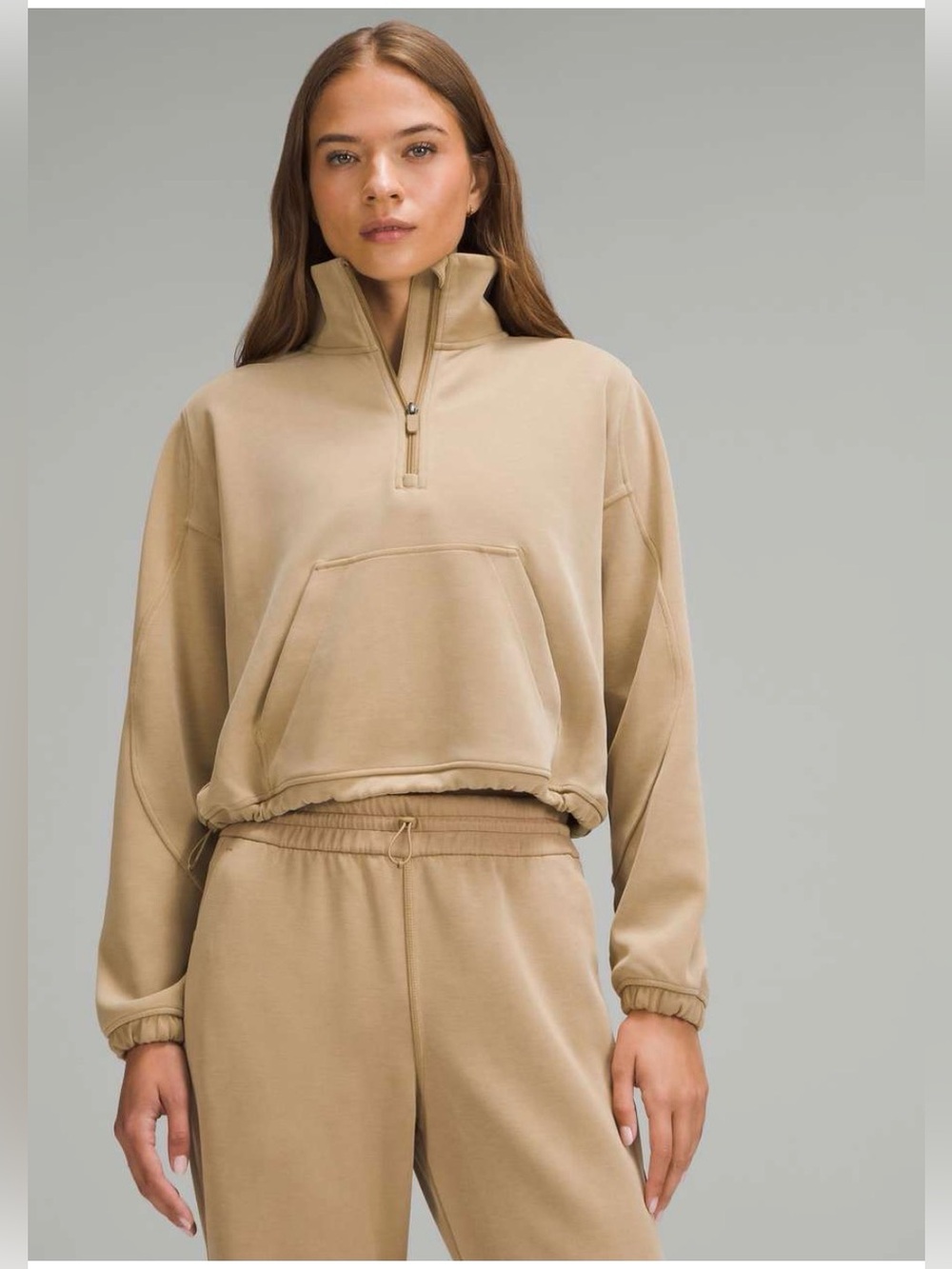 Lululemon Brushed Softstreme Quarter Zip